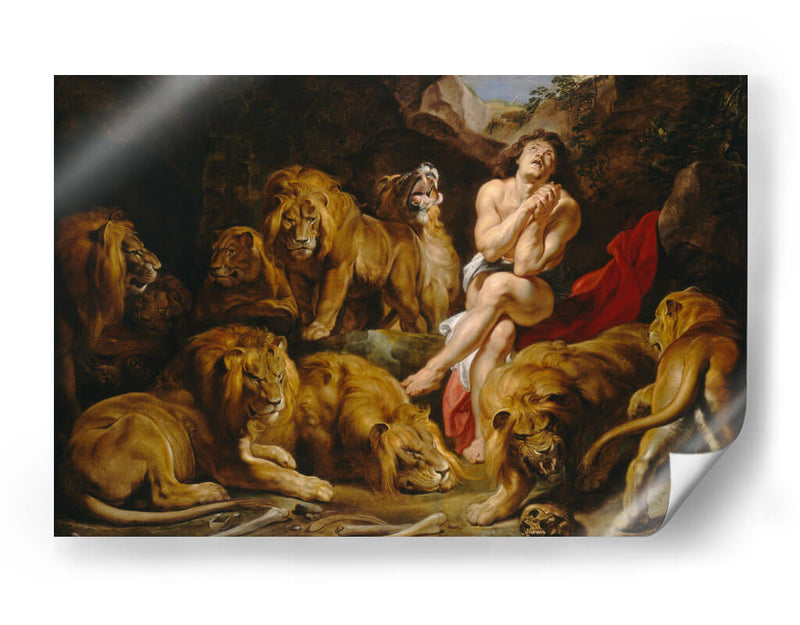 Daniel en el foso de los leones - Peter Paul Rubens | Cuadro decorativo de Canvas Lab