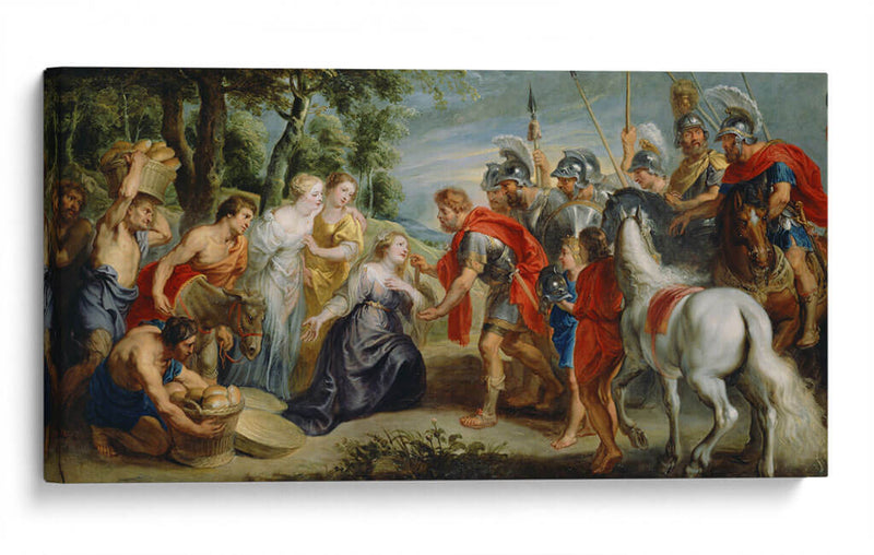 La reunión de David y Abigail - Peter Paul Rubens | Cuadro decorativo de Canvas Lab