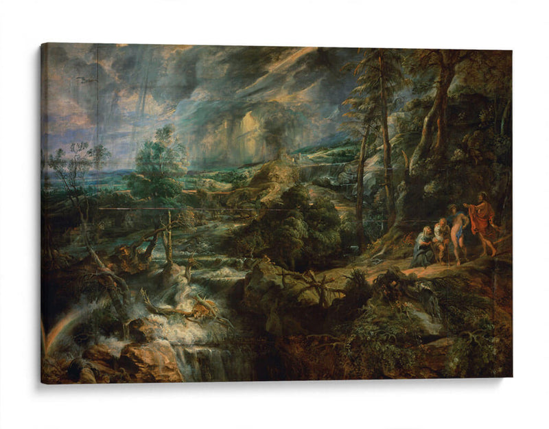 Paisaje con Filemón y Baucis - Peter Paul Rubens | Cuadro decorativo de Canvas Lab