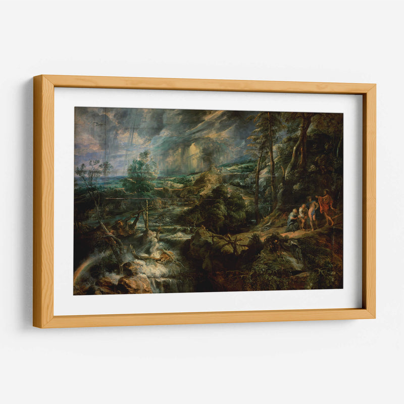 Paisaje con Filemón y Baucis - Peter Paul Rubens | Cuadro decorativo de Canvas Lab