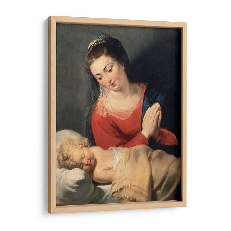 Alamy Virgen en adoración ante el niño Cristo - Peter Paul Rubens | Cuadro decorativo de Canvas Lab