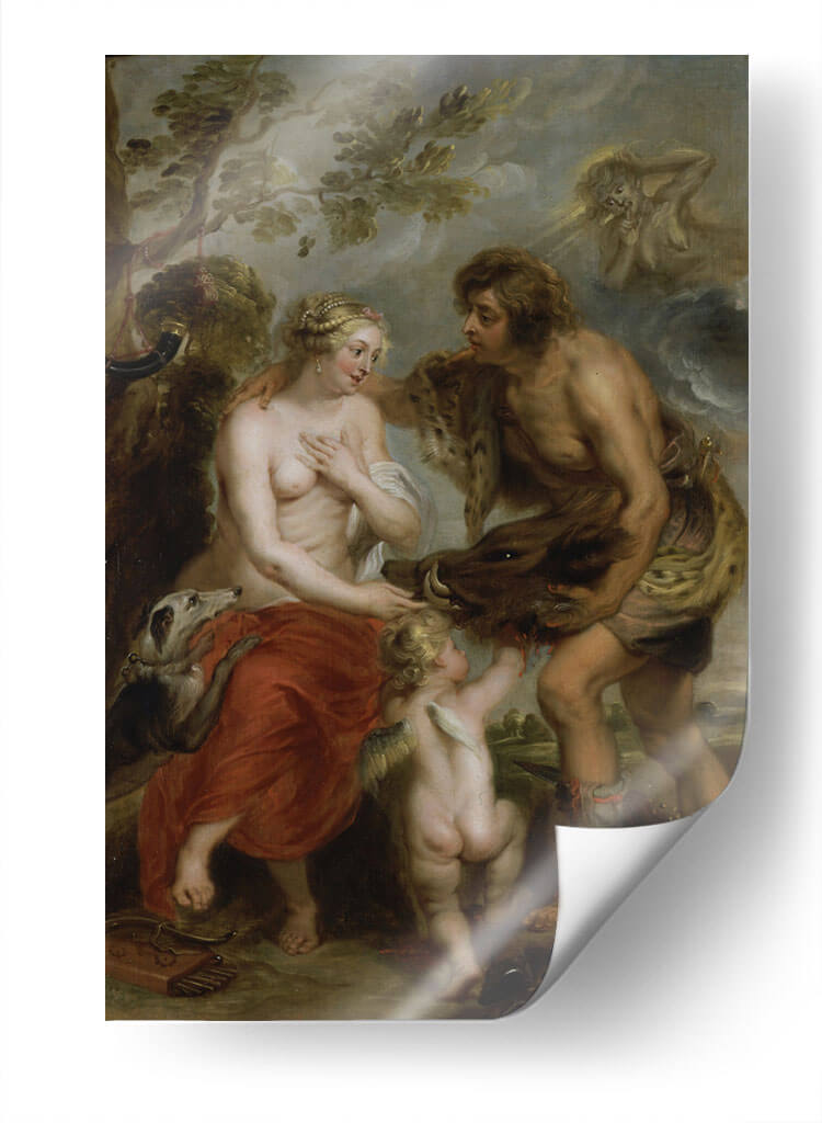 Atalanta y Meleagro - Peter Paul Rubens | Cuadro decorativo de Canvas Lab