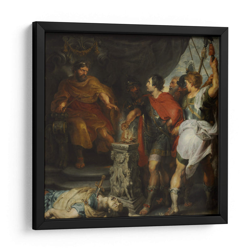 Mucio Escévola ante Lars Porsena - Peter Paul Rubens | Cuadro decorativo de Canvas Lab