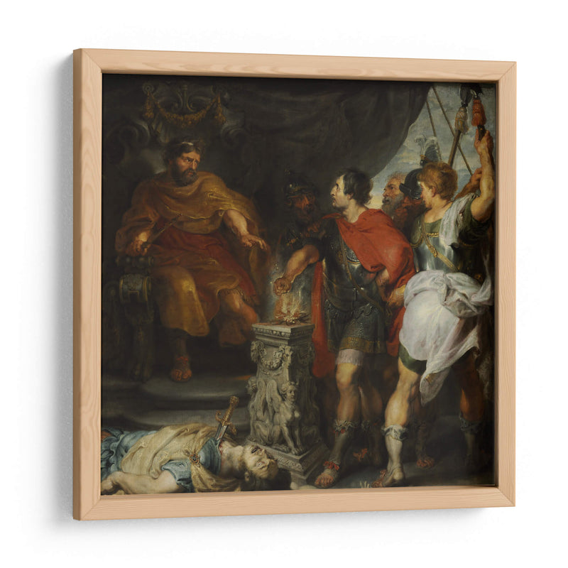 Mucio Escévola ante Lars Porsena - Peter Paul Rubens | Cuadro decorativo de Canvas Lab