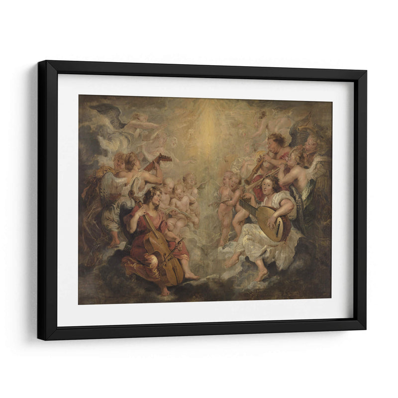 Ángeles haciendo música - Peter Paul Rubens | Cuadro decorativo de Canvas Lab