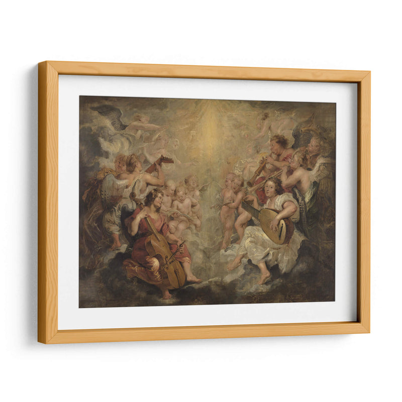 Ángeles haciendo música - Peter Paul Rubens | Cuadro decorativo de Canvas Lab