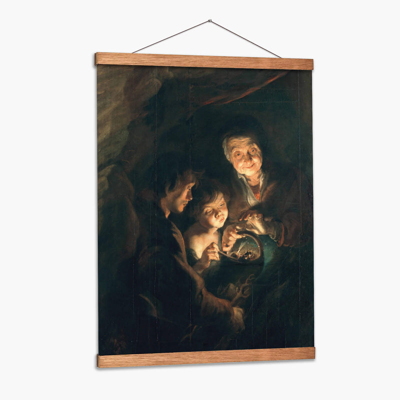 Anciana con una cesta de carbón - Peter Paul Rubens | Cuadro decorativo de Canvas Lab
