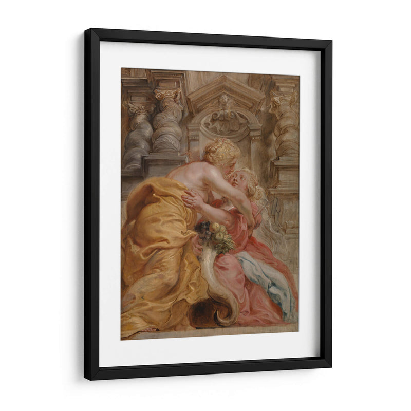 Abrazar la paz en abundancia - Peter Paul Rubens | Cuadro decorativo de Canvas Lab