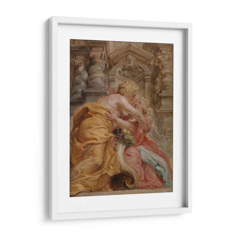 Abrazar la paz en abundancia - Peter Paul Rubens | Cuadro decorativo de Canvas Lab