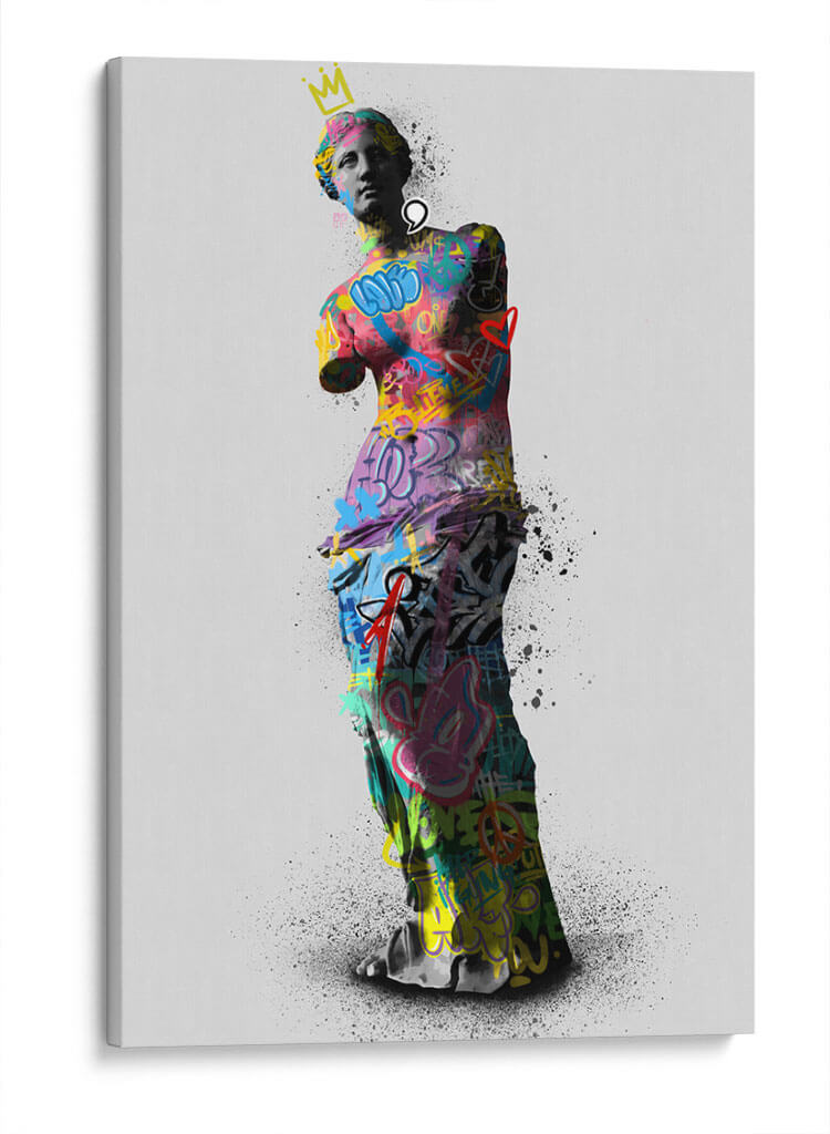Venus Graffiti Completo - David Aste | Cuadro decorativo de Canvas Lab