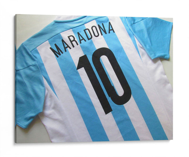 La playera de Maradona | Cuadro decorativo de Canvas Lab