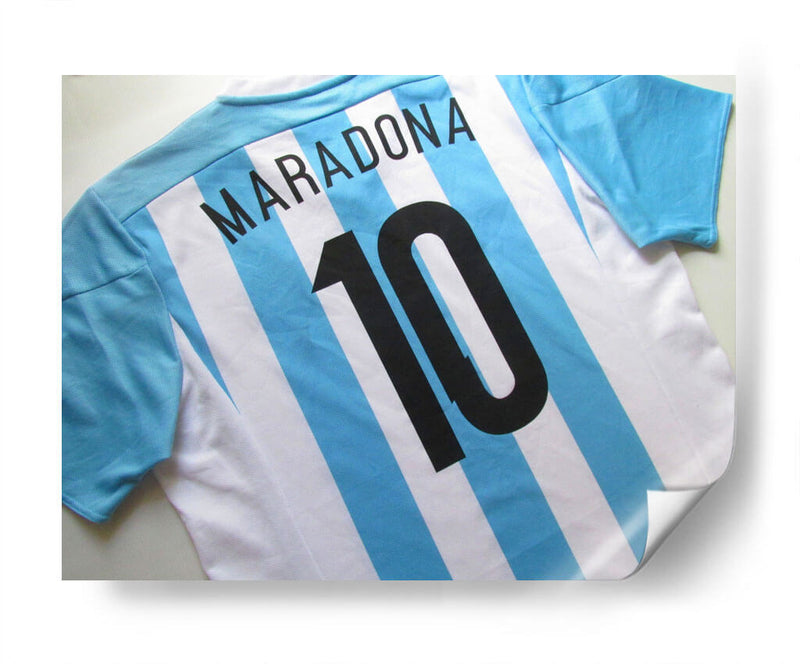 La playera de Maradona | Cuadro decorativo de Canvas Lab