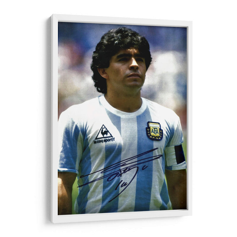 El autógrafo de Maradona | Cuadro decorativo de Canvas Lab