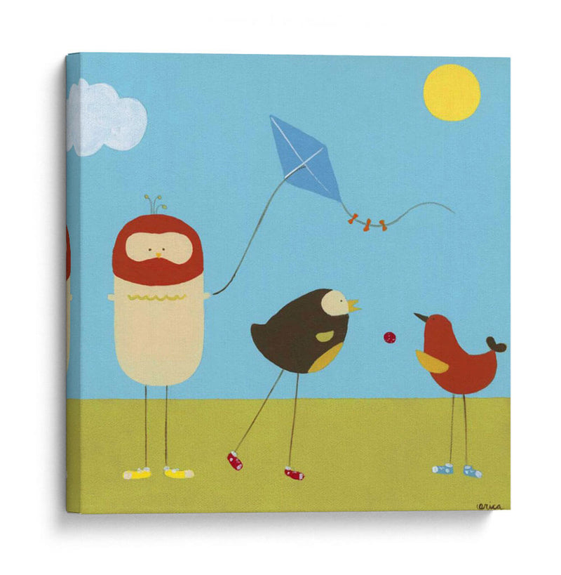 Día Soleado Pájaros I - June Erica Vess | Cuadro decorativo de Canvas Lab