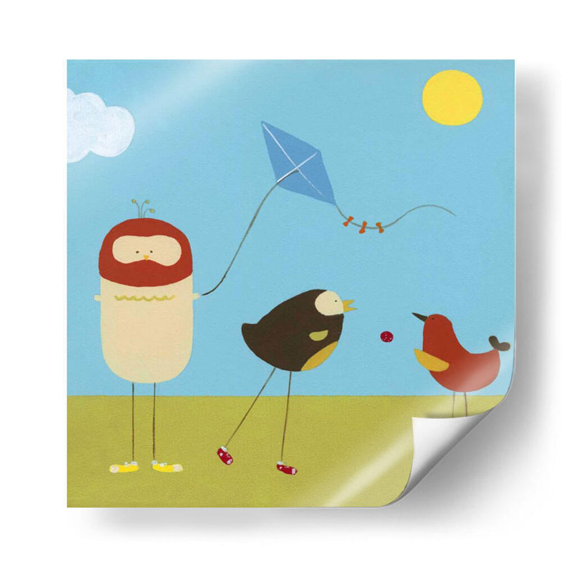 Día Soleado Pájaros I - June Erica Vess | Cuadro decorativo de Canvas Lab