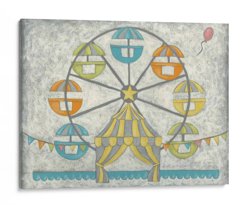 Carnaval Ferris Wheel - Chariklia Zarris | Cuadro decorativo de Canvas Lab