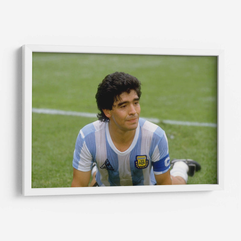 Maradona satisfecho | Cuadro decorativo de Canvas Lab