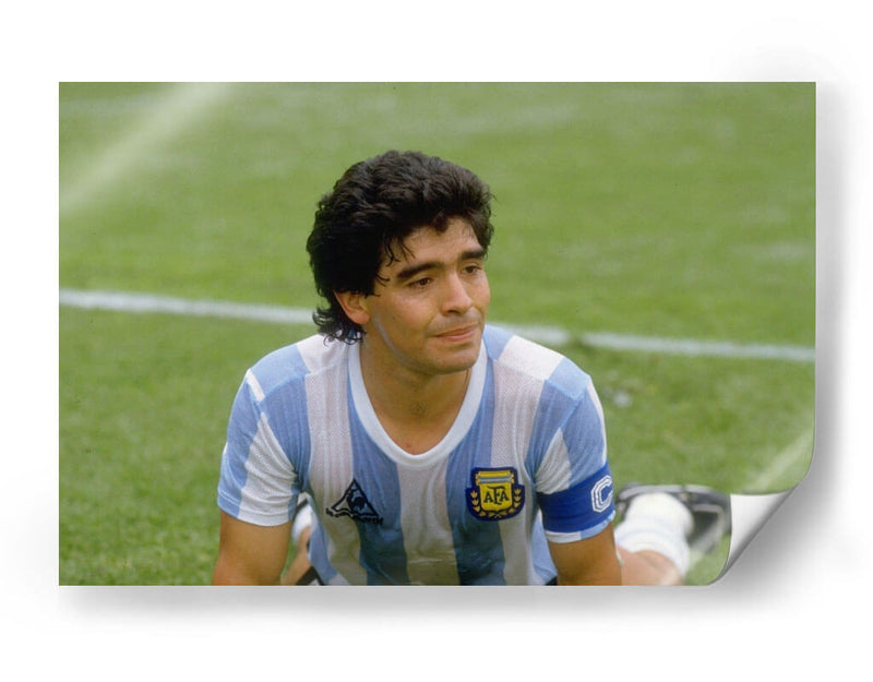 Maradona satisfecho | Cuadro decorativo de Canvas Lab