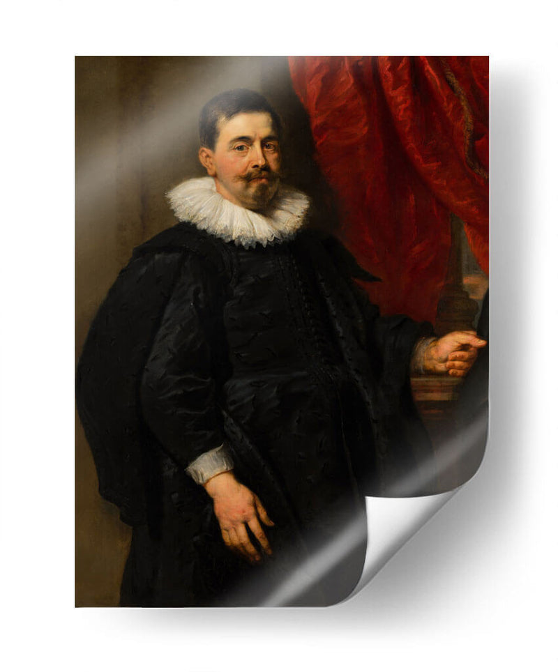 Retrato de un hombre, posiblemente Peter van Hecke  (1591-1645) - Peter Paul Rubens | Cuadro decorativo de Canvas Lab