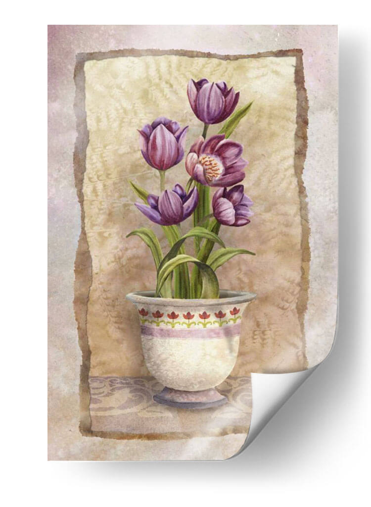 Tulipanes De Primavera - Abby White | Cuadro decorativo de Canvas Lab