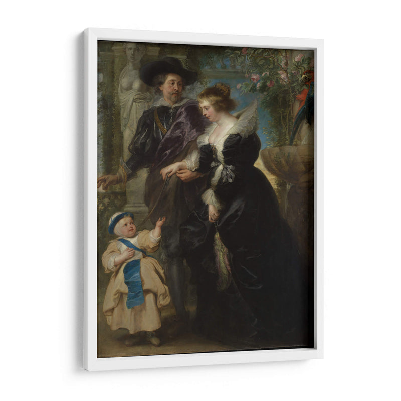 Rubens, su esposa Helena Fourment (1614–1673) y su hijo Frans (1633–1678) - Peter Paul Rubens | Cuadro decorativo de Canvas Lab