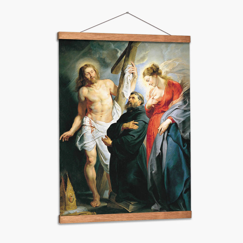 San Agustín entre Cristo y la Virgen - Peter Paul Rubens | Cuadro decorativo de Canvas Lab