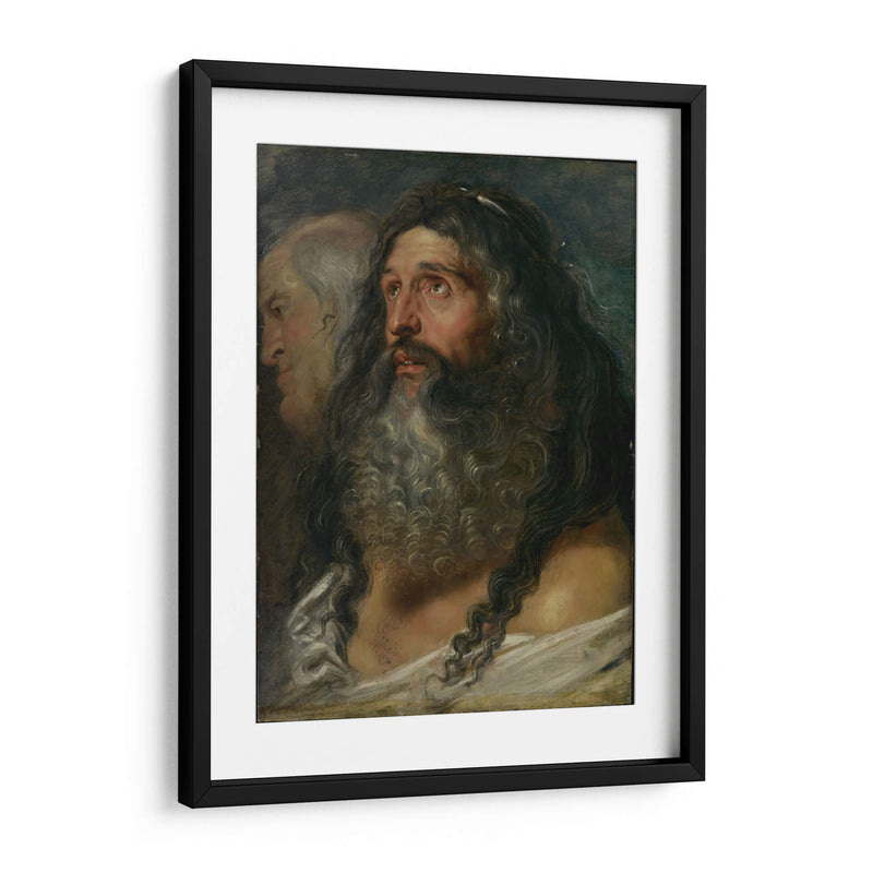 Estudio de dos cabezas - Peter Paul Rubens | Cuadro decorativo de Canvas Lab