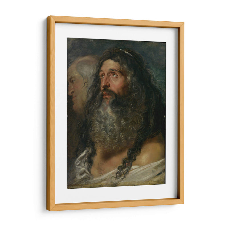 Estudio de dos cabezas - Peter Paul Rubens | Cuadro decorativo de Canvas Lab