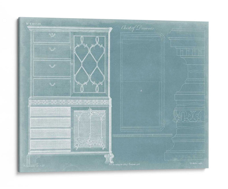 Cofre De Cajas De Chippendale - Thomas Chippendale | Cuadro decorativo de Canvas Lab