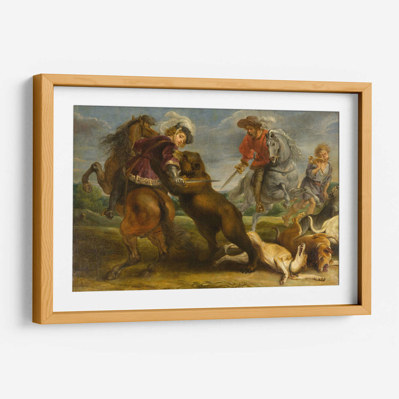 Estudio para la caza del oso para el Alcázar - Peter Paul Rubens | Cuadro decorativo de Canvas Lab