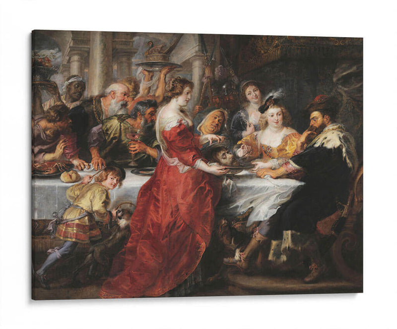 El banquete de Herodes - Peter Paul Rubens | Cuadro decorativo de Canvas Lab