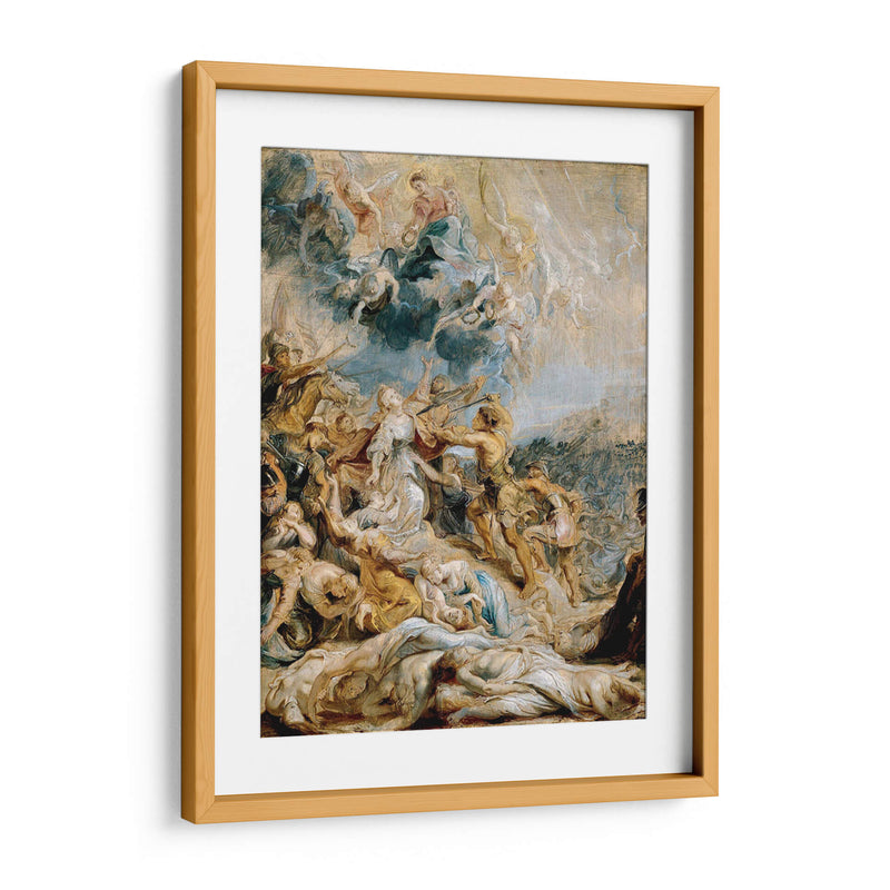 El martirio de santa Úrsula y las once mil doncellas - Peter Paul Rubens | Cuadro decorativo de Canvas Lab