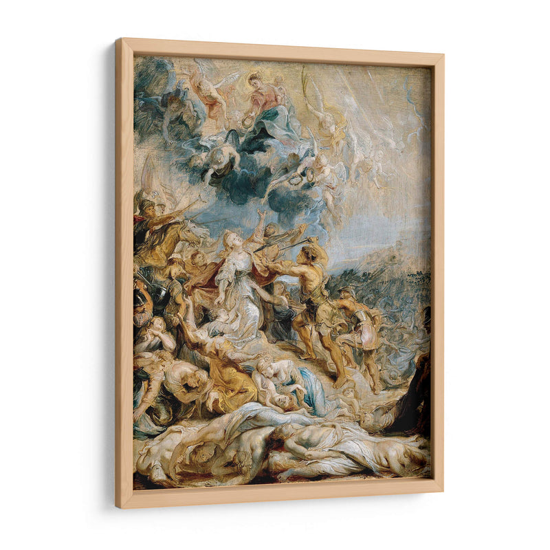 El martirio de santa Úrsula y las once mil doncellas - Peter Paul Rubens | Cuadro decorativo de Canvas Lab