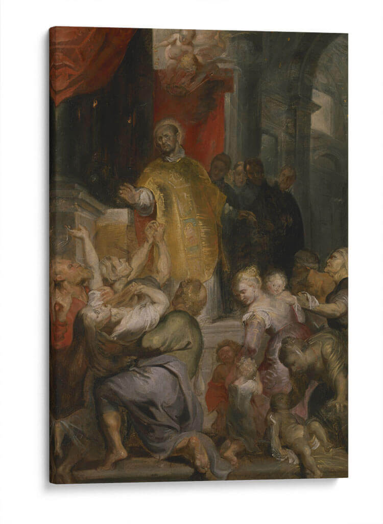 Los milagros de San Ignacio de Loyola - Peter Paul Rubens | Cuadro decorativo de Canvas Lab