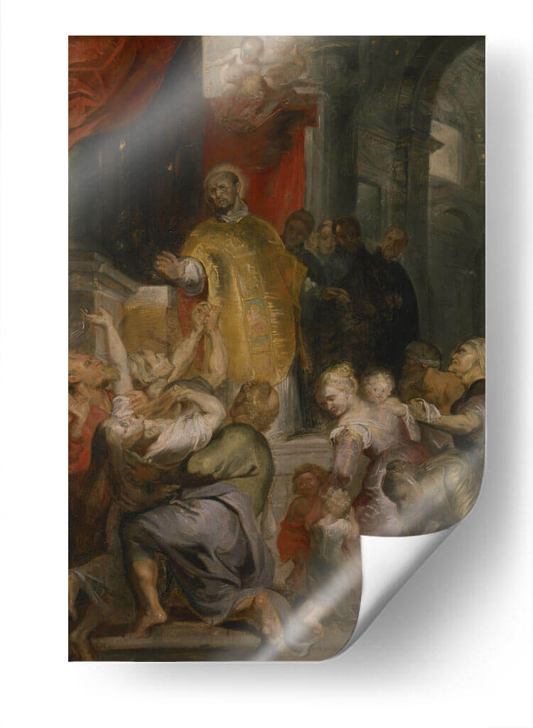 Los milagros de San Ignacio de Loyola - Peter Paul Rubens | Cuadro decorativo de Canvas Lab