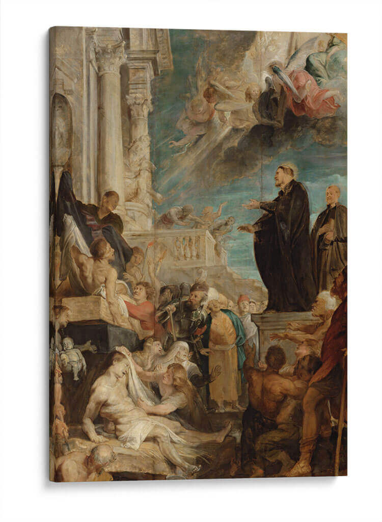 Los milagros de San Francisco Javier, Modello - Peter Paul Rubens | Cuadro decorativo de Canvas Lab