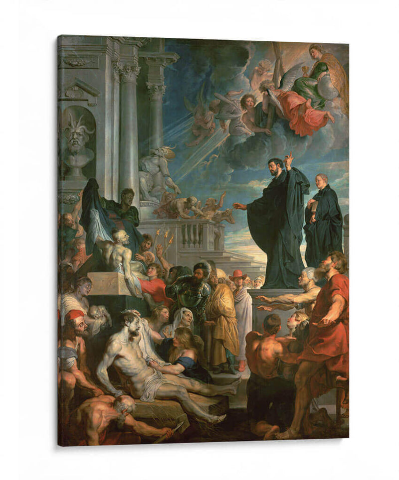 Los milagros de San Francisco Javier - Peter Paul Rubens | Cuadro decorativo de Canvas Lab