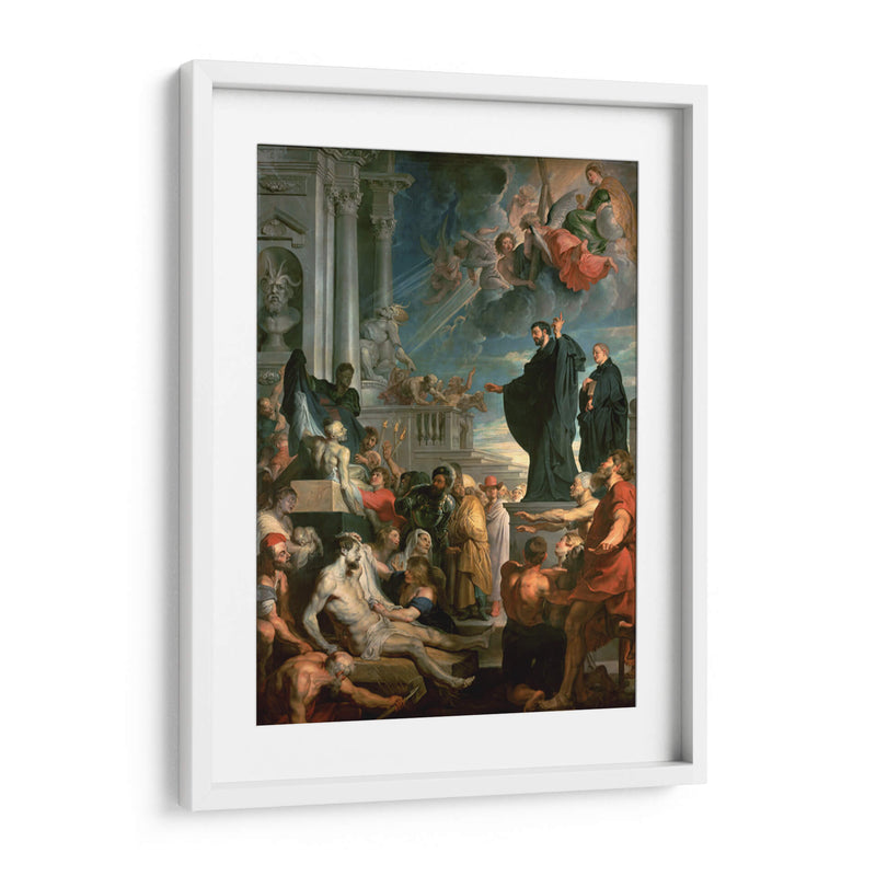 Los milagros de San Francisco Javier - Peter Paul Rubens | Cuadro decorativo de Canvas Lab