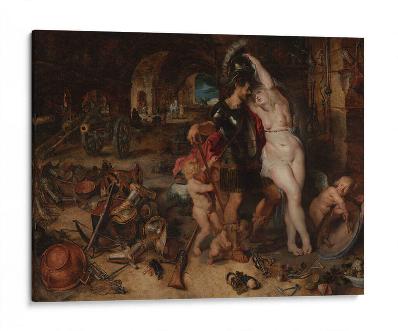 El retorno de la guerra: Marte desarmado por Venus - Peter Paul Rubens | Cuadro decorativo de Canvas Lab