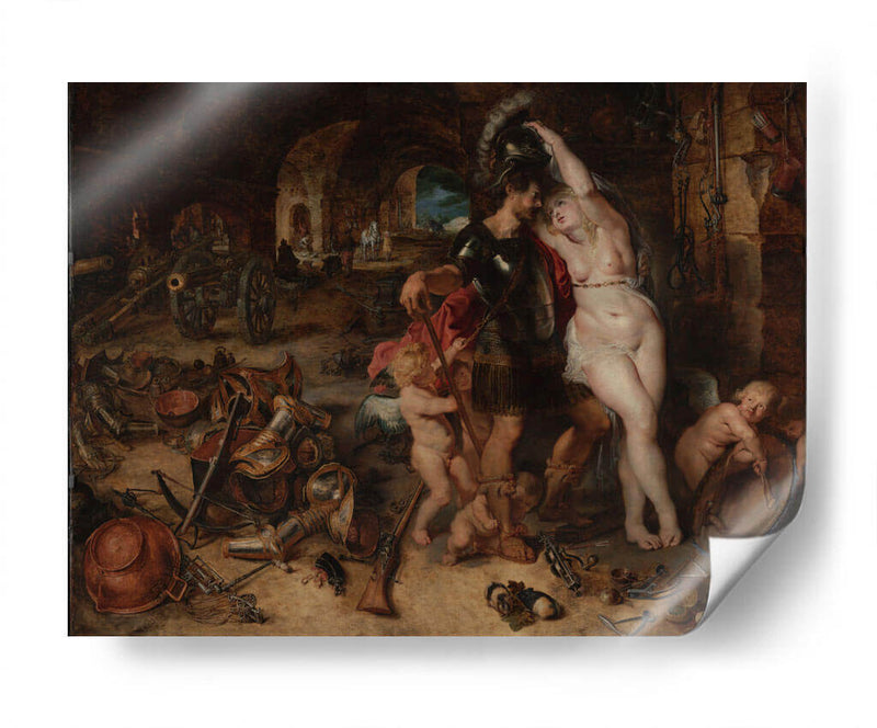 El retorno de la guerra: Marte desarmado por Venus - Peter Paul Rubens | Cuadro decorativo de Canvas Lab