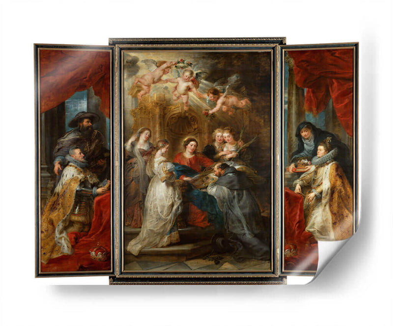 El tríptico de San Ildefonso - Peter Paul Rubens | Cuadro decorativo de Canvas Lab