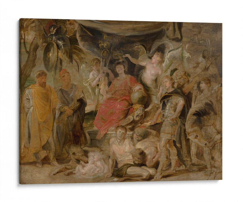 El Triunfo de Roma del joven emperador Constantino honrando a Roma - Peter Paul Rubens | Cuadro decorativo de Canvas Lab