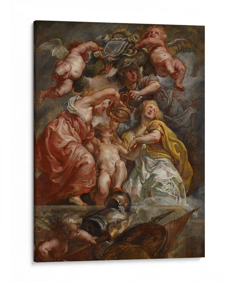 La Unión de Inglaterra y Escocia (Carlos I como el Príncipe de Gales) - Peter Paul Rubens | Cuadro decorativo de Canvas Lab