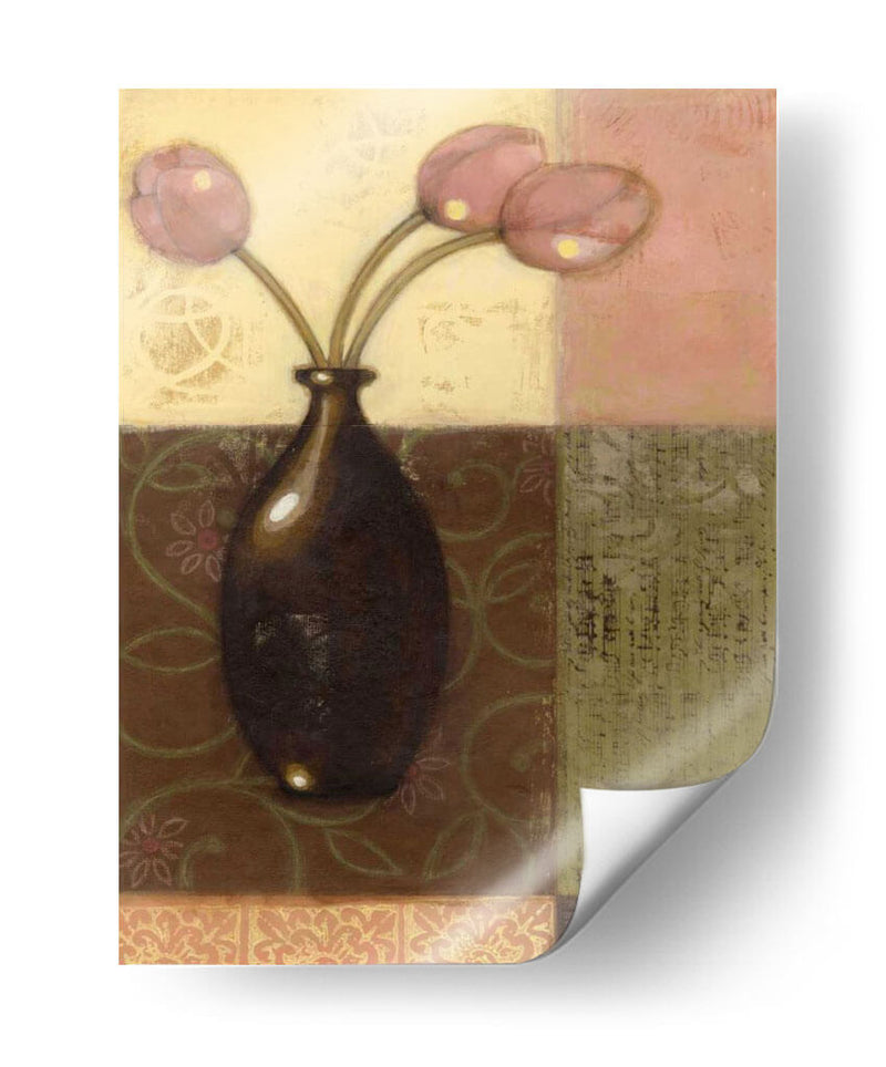 Jarrón De Ébano Con Tulipanes Ii - Norman Wyatt Jr. | Cuadro decorativo de Canvas Lab
