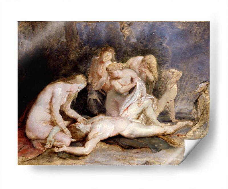 La muerte de Adonis - Peter Paul Rubens | Cuadro decorativo de Canvas Lab