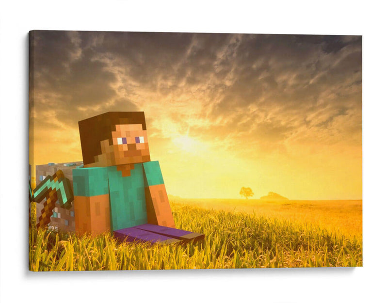 Steve de Minecraft | Cuadro decorativo de Canvas Lab