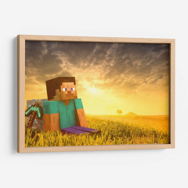 Steve de Minecraft | Cuadro decorativo de Canvas Lab