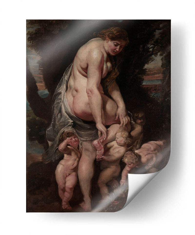 Venus herida por una espina - Peter Paul Rubens | Cuadro decorativo de Canvas Lab