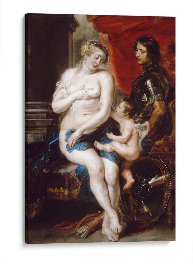 Venus, Marte y Cupido - Peter Paul Rubens | Cuadro decorativo de Canvas Lab