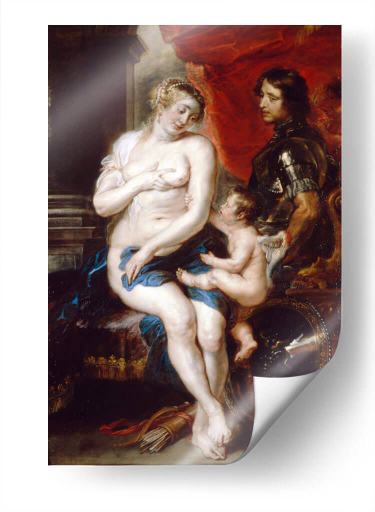 Venus, Marte y Cupido - Peter Paul Rubens | Cuadro decorativo de Canvas Lab